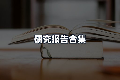 研究报告合集